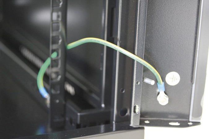 Armadio Rack 19'' a muro 15 unità sezione unica prof. 450mm Nero