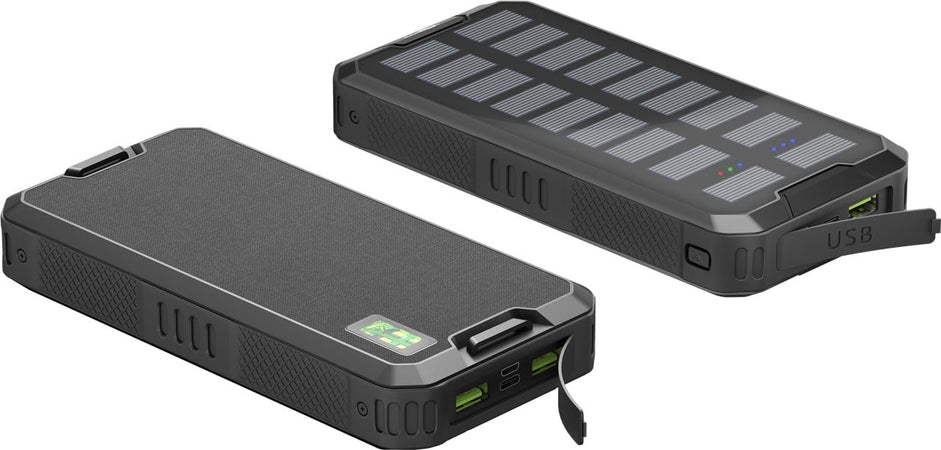 Caricabatterie a Ricarica Solare Rapida 20.000 mAh USB-C PD QC3.0