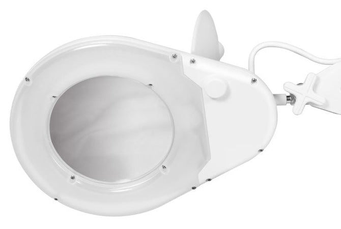 Lampada LED con Lente d'ingrandimento a 5 Diottrie Attacco a Morsetto