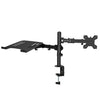 Supporto da Scrivania Braccio per Monitor 13-32'' e Mensola per Laptop