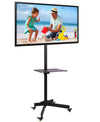 Supporto a Pavimento con Mensola Trolley TV LCD/LED/Plasma 23''-55''
