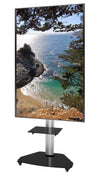 Supporto a Pavimento con Mensola Trolley TV LCD/LED/Plasma 37-70'' Silver