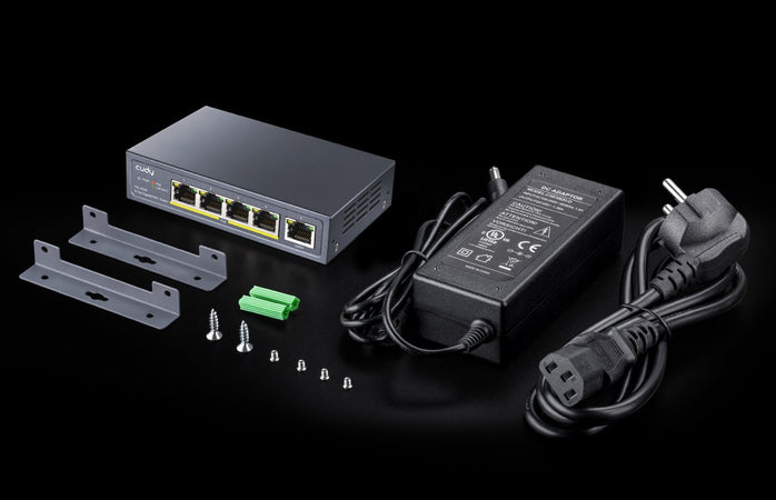 Unmanaged Switch Gigabit POE+ 5 porte, GS1005P