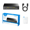 Switch Gigabit PoE+ 10 Porte, GS1010PE