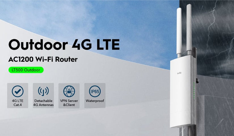 Router Wi-Fi 4G Cat4 AC1200 da Esterno, LT500 Outdoor
