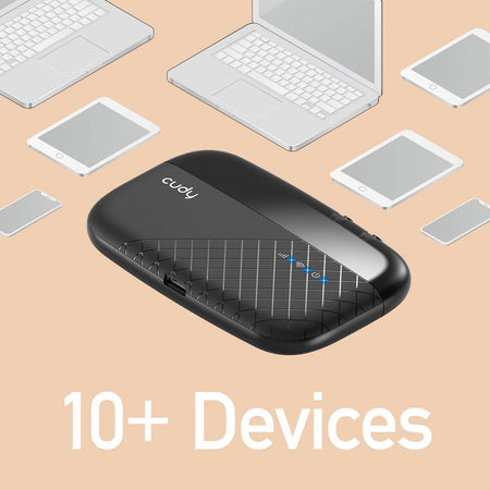 Pocket Wi-Fi Hotspot Router 3G/4G LTE Via SIM 150 Mbps, MF4