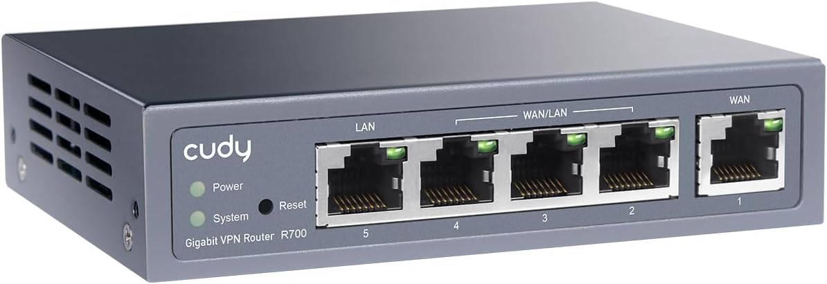 Router VPN Multi-WAN Gigabit Fino a 4 porte WAN Gigabit, R700