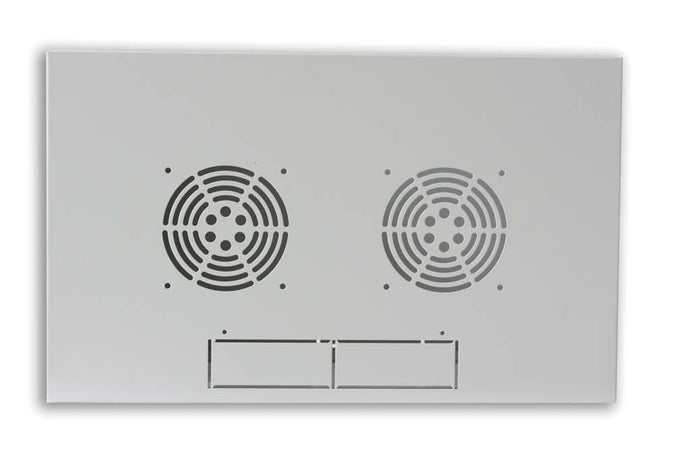 Armadio Rack 19'' a muro 10 unità prof. 400 Grigio Assemblato