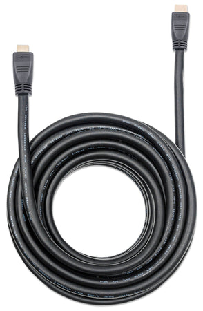 Cavo HDMI CL3 High Speed con Ethernet A/A M/M 10m Nero