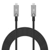 Cavo Ottico Attivo Dati e Video USB 3.2 Gen 2 USB-C M/M Fibra Ottica 4K 10 m