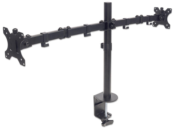 Supporto da Scrivania per 2 Monitor 13-32'' con Morsetto