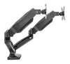 Supporto da scrivania in Alluminio per 2 Monitor 13-27'' con Molla a Gas