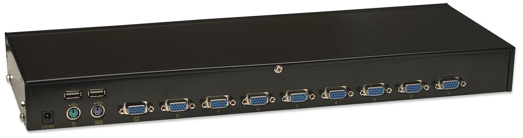 KVM Switch 8 porte combo USB + PS/2, OSD