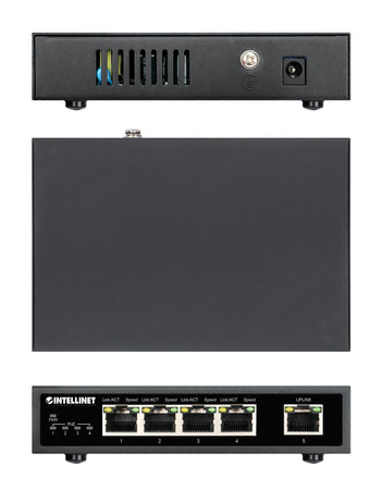 Ethernet Switch Gigabit PoE+ 5 porte