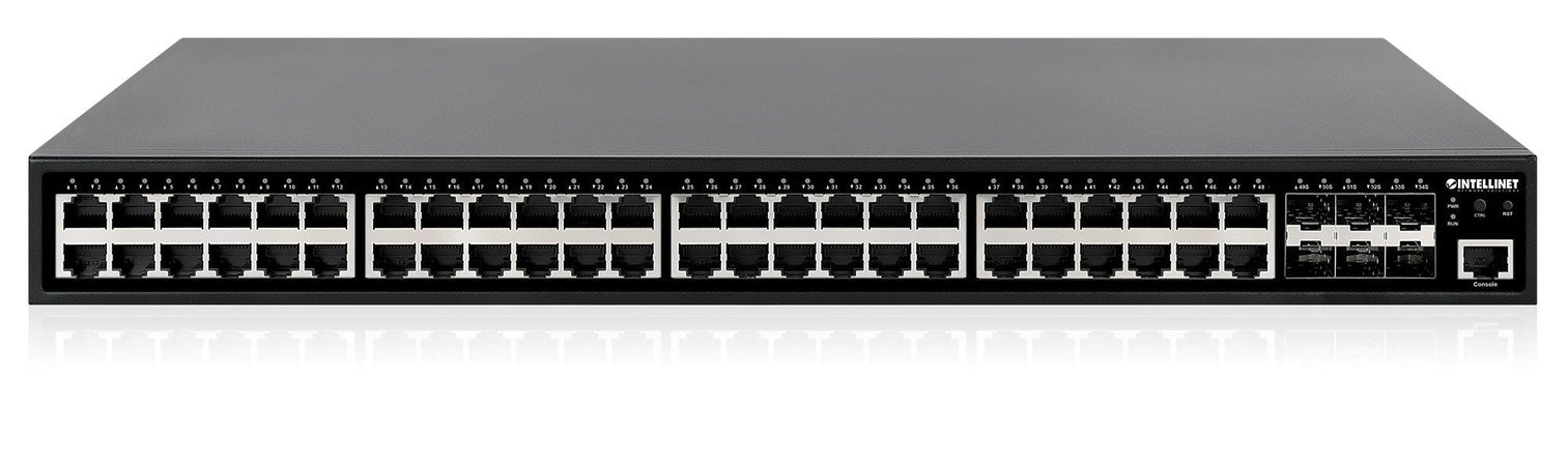Switch Gigabit Ethernet PoE+ 48 Porte Layer2+ Managed con Sei Slot 10 GbE