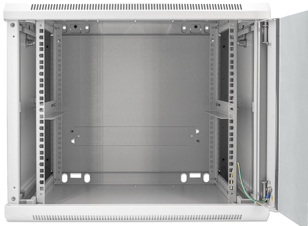 Armadio Rack 19'' a muro 9 unità sezione unica prof. 450 Grigio
