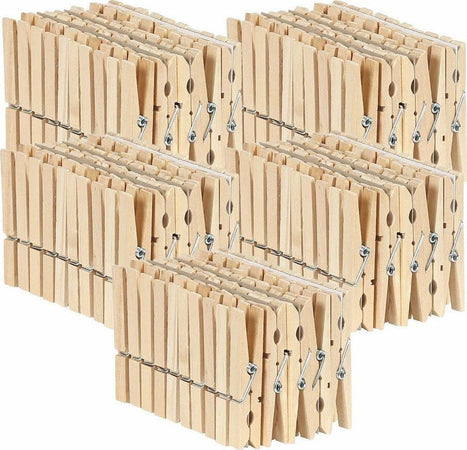 60 Mollette Da Bucato In Legno Molletta Panni Per Decorazioni E Fai Da Te Casa, arredamento e bricolage > Pulizia e Bucato > Bucato e Stiratura Trade Shop italia - Napoli, Commerciovirtuoso.it