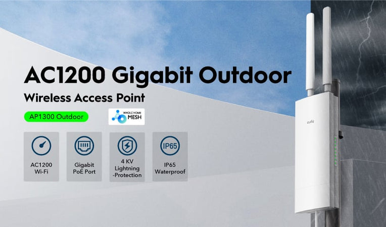 Punto di Accesso Wireless Gigabit AC1200 per Esterni IP65, AP1300 Outdoor