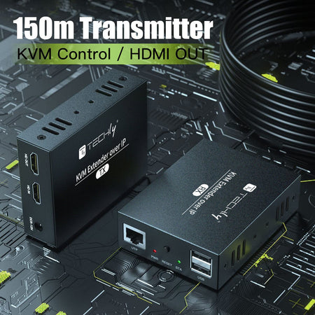 Ricevitore HDMI KVM Extender su Cavo di Rete 1080p@60Hz 150m