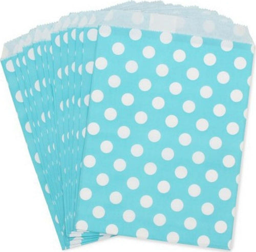 60 Sacchetti Sacchetto Busta In Carta Celeste Pois 16x13 Cm Confettata Caramelle Casa e cucina/Hobby creativi/Articoli per confezioni regalo/Sacchetti da regalo Trade Shop italia - Napoli, Commerciovirtuoso.it