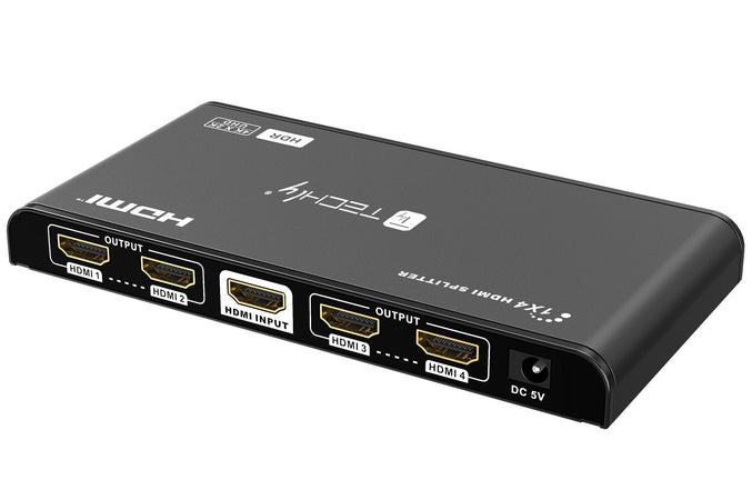 Splitter HDMI 4K 60Hz HDR 3D 4 vie