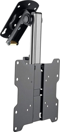 Staffa TV da Soffitto Dritto e Inclinato per TV LED/LCD 17''-37'' Nero