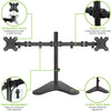 Supporto da scrivania per 2 Monitor 13-32'' con base