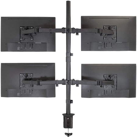 Supporto da scrivania per 4 Monitor 13-27'' con morsetto