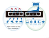 Switch PoE+ Gigabit Ethernet 8 Porte a Lungo Raggio con Switch DIP, GS-1008PL V2