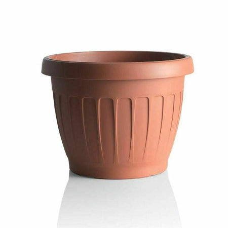 VASO FIORIERA TERRA DIAMTERO CM. 30X22H BAMA