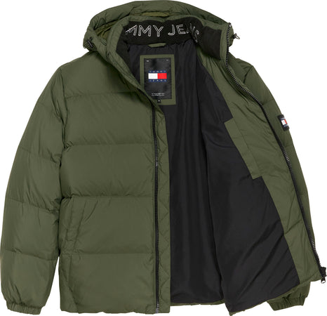 TOMMY JEANS Giacconi Verde da uomo