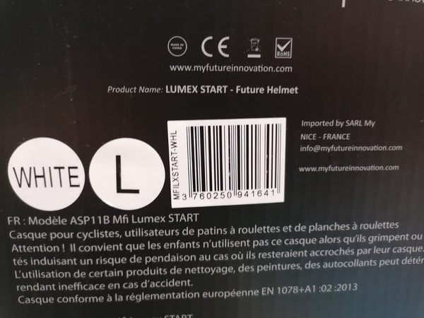 MFI - CASCO LUMEX START WHITE TG L (58-61)