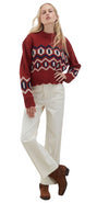 ROY ROGER'S Pantaloni Panna da donna