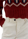 ROY ROGER'S Pantaloni Panna da donna