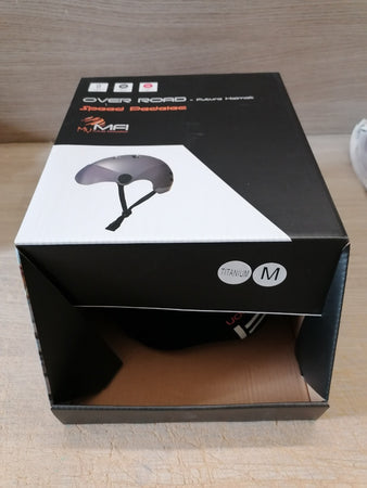 MFI - CASCO OVER ROAD START SP COLORE TITANIO TG M (55-58)