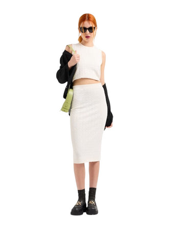 ARMANI EXCHANGE Top Bianco da donna