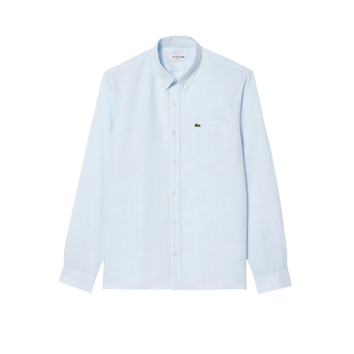 Lacoste Camicie Azzurro da uomo