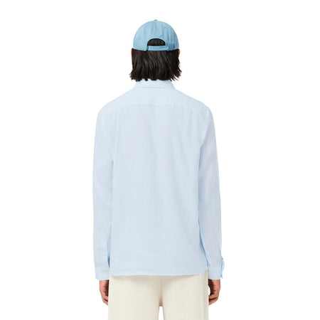 Lacoste Camicie Azzurro da uomo