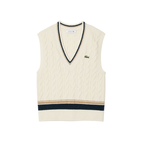 Lacoste Maglie Panna da donna