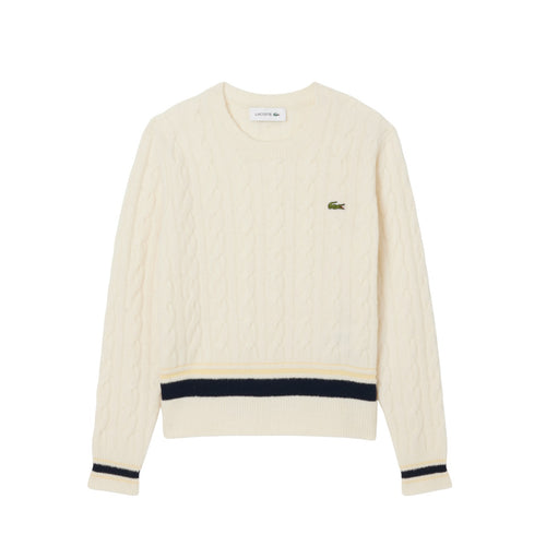 Lacoste Maglie Panna da donna