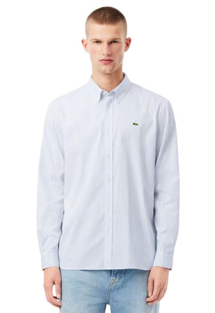 Lacoste Camicie Azzurro da uomo