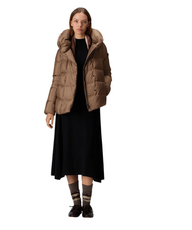 Peuterey Giacconi Marrone da donna