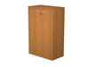 Mobile per ufficio con ante battenti in melaminico e serratura cm. 80x35x120h