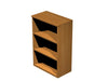 Mobile in legno per ufficio con piani a giorno cm. 80x35x120h