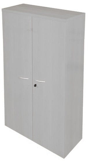Mobile alto in melaminico da ufficio con piani interni regolabili cm. 80x44x180h