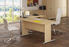 Mobile alto in melaminico da ufficio con piani interni regolabili cm. 80x44x180h