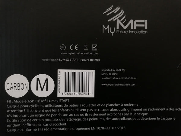 MFI - CASCO LUMEX START COLORE CARBON TG M (55-58)