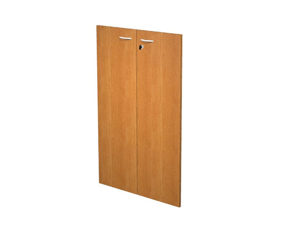 COPPIA DI ANTE ECO IN MELAMINICO PER MOBILE MEDIO CON SERRATURA CM. 80X115h
