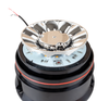 Lampeggiante base piana 12 LED 12-24V