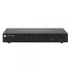 Switch KVM DisplayPort 1.2 e USB 2.0 4 porte con hub e audio